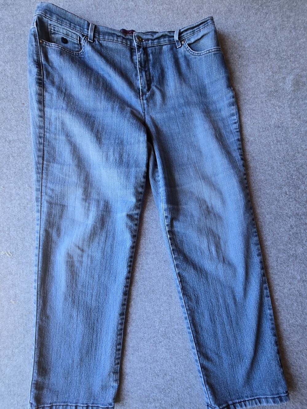 Gloria Vanderbilt Women's Jeans Amanda Slim Med Wash Classic Rise 18W